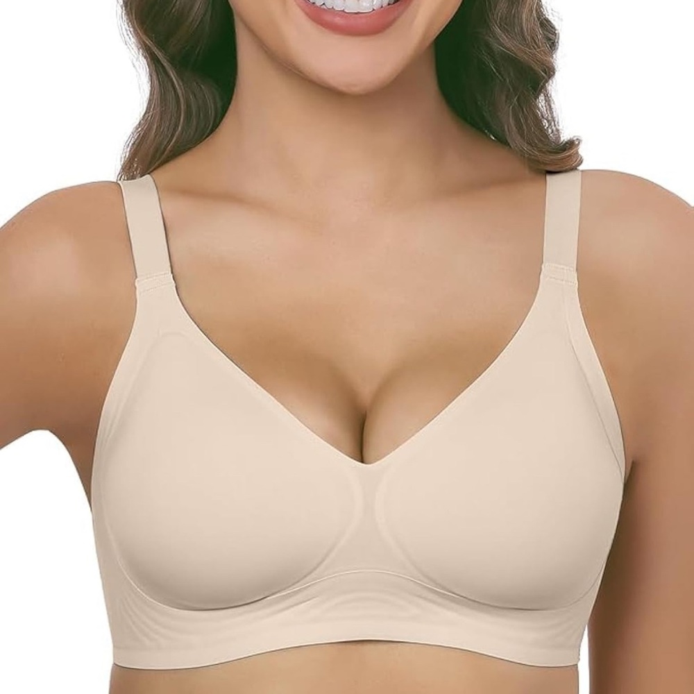 Easybunny Womens Size S Wireless Bra Nude With Extender